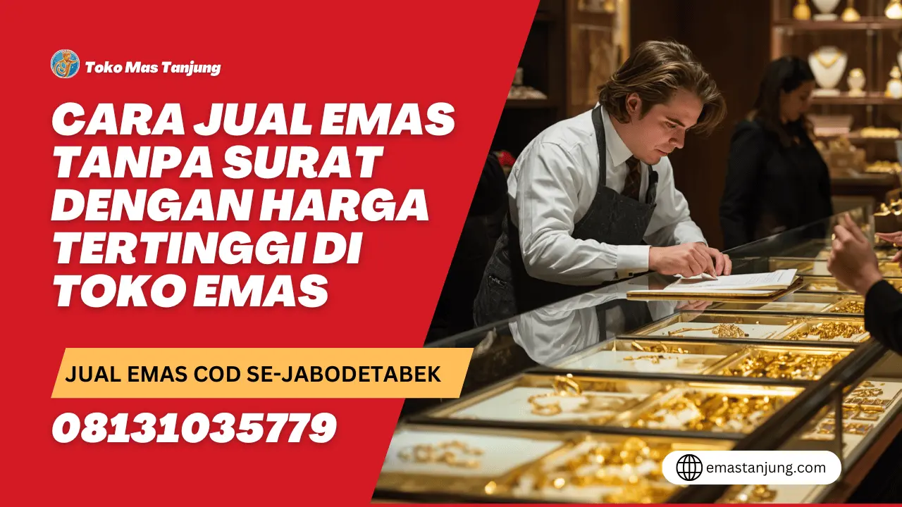 Cara Jual Emas Tanpa Surat Dengan Harga Tertinggi di Toko Emas